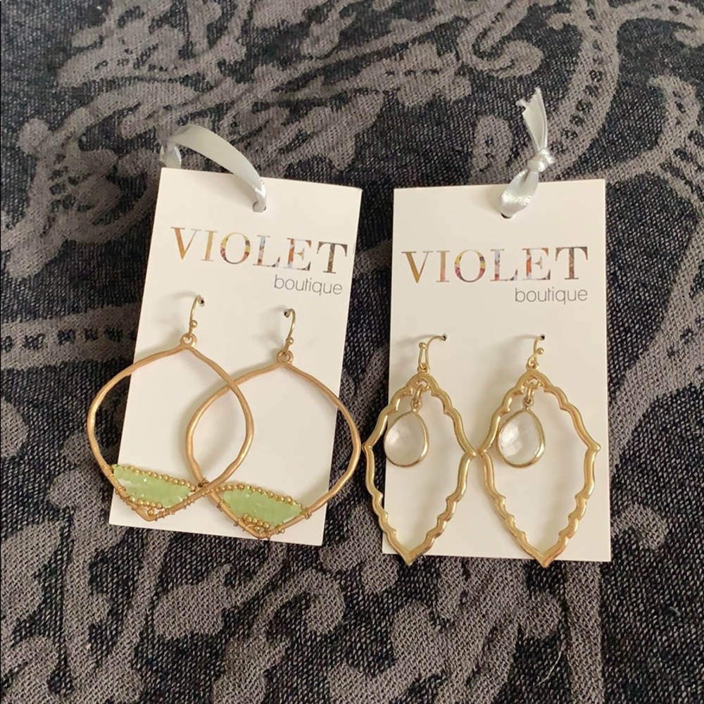 Dangly earrings
